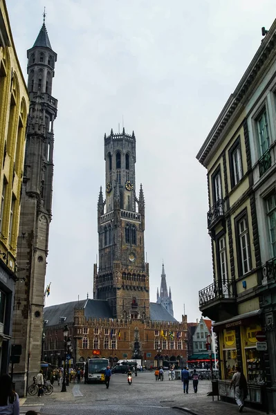 Paesaggio urbano a Brugge in Belgio — Foto Stock