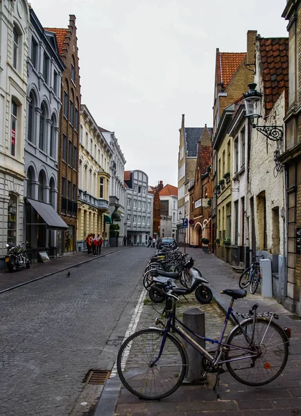 Міський пейзаж в Брюгге в Бельгії — стокове фото