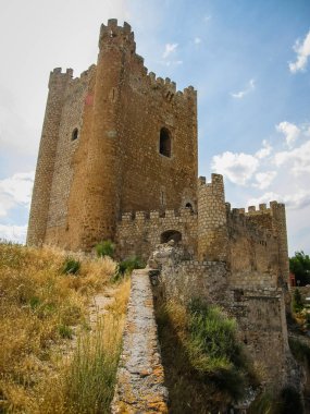 Medieval castle at Alcala del Jucar, Castilla la Mancha, Spain