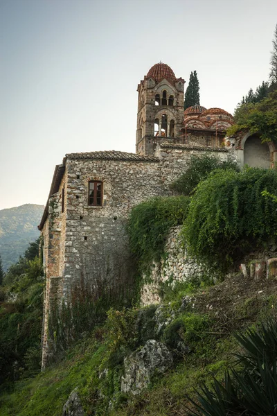 Ruines du château byzantin de Mystras — Photo