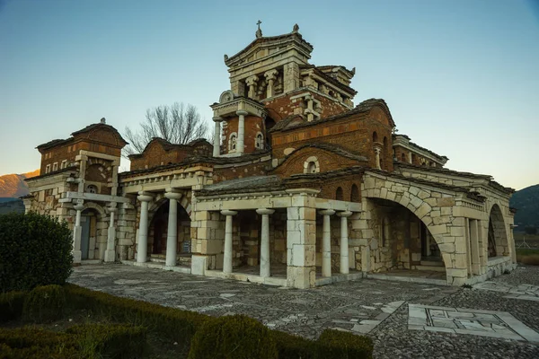 Kościół w starożytnej Mantineji, Peloponez, Grecja — Zdjęcie stockowe