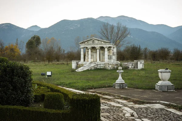 Temple de Poséidon à Mantineia antique, Arcadie, Péloponnèse, G — Photo