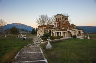 Antik Mantineia'da, Arcadia, Peloponnese, Yunanistan Kilisesi