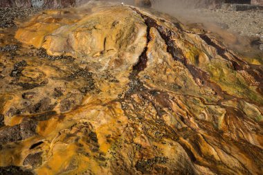 Loutro Edipsou, EVIA, gr plajda doğal termal şelaleler