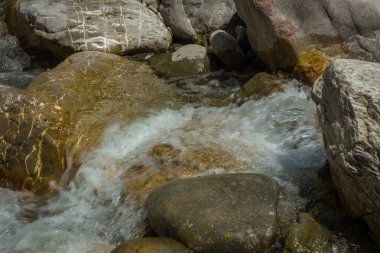 Dağ river gorge yakınındaki Panta Vrexei Evritania, Yunanistan