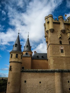 Castle-gemi, Alcazar, Segovia, İspanya