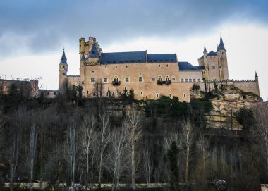 Castle-gemi, Alcazar, Segovia, İspanya