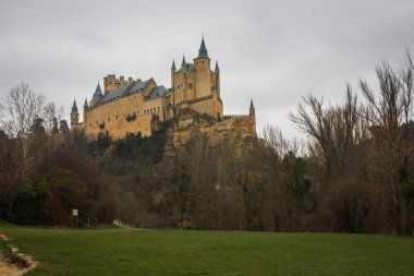Castle-gemi, Alcazar, Segovia, İspanya