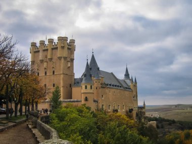Castle-gemi, Alcazar, Segovia, İspanya