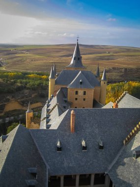 Castle-gemi, Alcazar, Segovia, İspanya