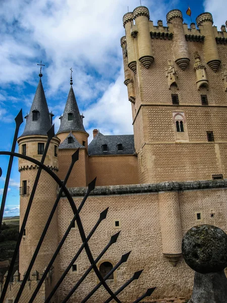 Slotsskib, Alcazar, Segovia, Spanien - Stock-foto