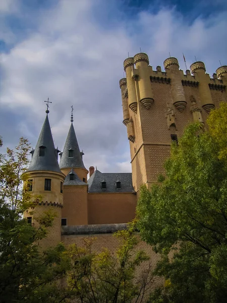 Zamek statek, Alcazar, Segovia, Hiszpania — Zdjęcie stockowe