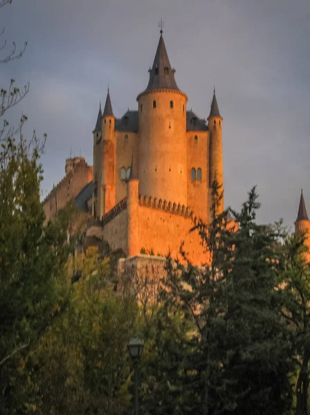 Zamek statek, Alcazar, Segovia, Hiszpania — Zdjęcie stockowe