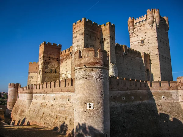 Castle de Mota in Medina del Campo, Valladolid, Spain — Stock fotografie