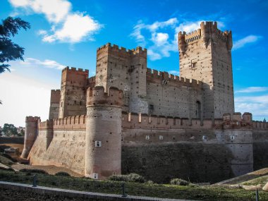 Castle de Mota in Medina del Campo, Valladolid, Spain