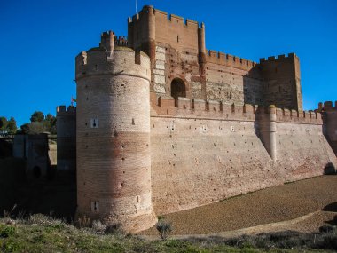 Castle de Mota in Medina del Campo, Valladolid, Spain