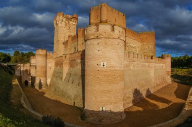 Castle de Mota in Medina del Campo, Valladolid, Spain