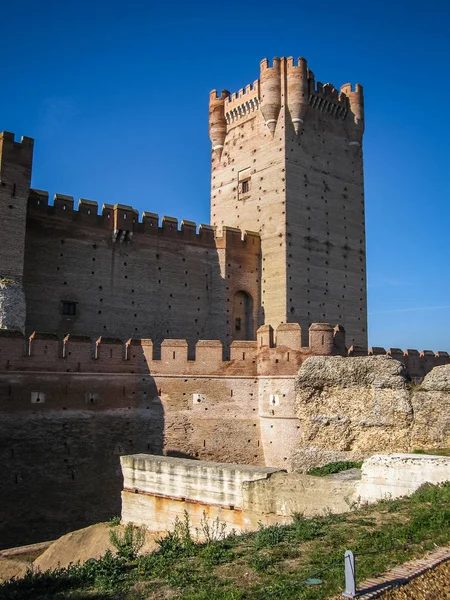 Castle de Mota in Medina del Campo, Valladolid, Spain — Stock Fotó