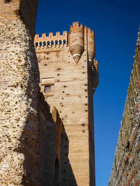 Castillo de Mota en Medina del Campo, Valladolid, España — Foto de Stock