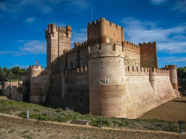 Castle de Mota in Medina del Campo, Valladolid, Spain — Stok fotoğraf