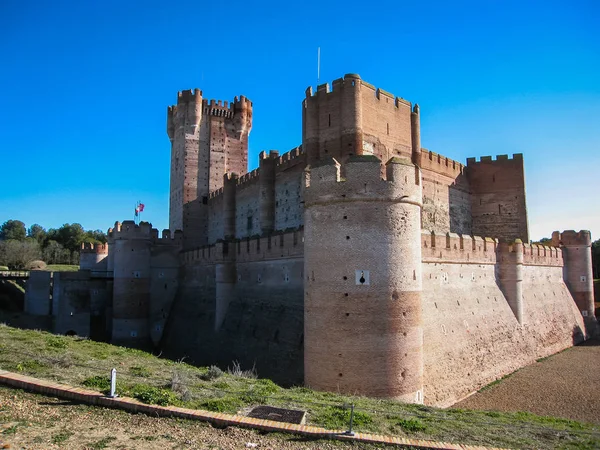 Castle de Mota in Medina del Campo, Valladolid, Spain — ストック写真