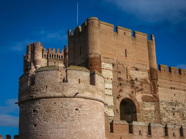 Castillo de Mota en Medina del Campo, Valladolid, España — Foto de Stock