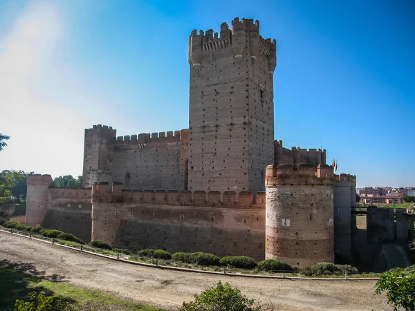 Castle de Mota in Medina del Campo, Valladolid, Spain — Stok fotoğraf