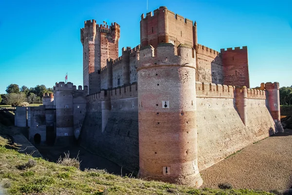 Castle de Mota in Medina del Campo, Valladolid, Spain — Stock fotografie