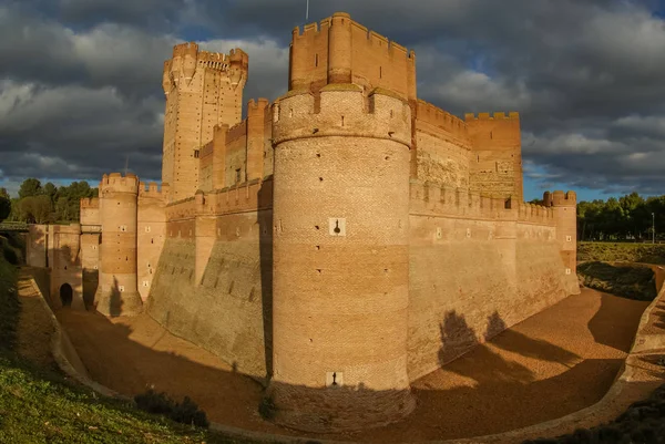 Castelo de Mota em Medina del Campo, Valladolid, Espanha — Fotografia de Stock
