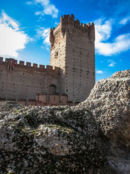 Château de Mota à Medina del Campo, Valladolid, Espagne — Photo