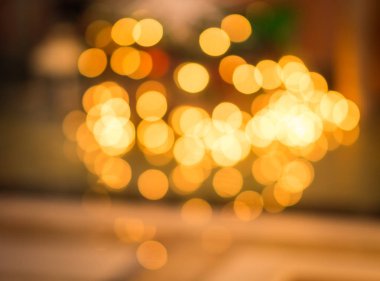 Noel süslemeleri ile ışık ve bokeh