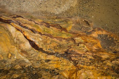 Loutro Edipsou, EVIA, gr plajda doğal termal şelaleler