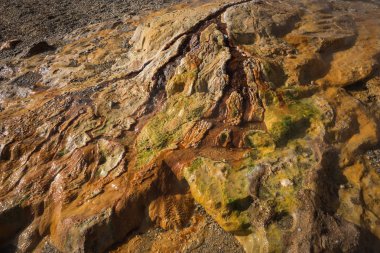Loutro Edipsou, EVIA, gr plajda doğal termal şelaleler