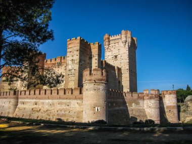 Castle de Mota in Medina del Campo, Valladolid, Spain
