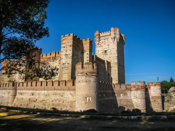 Castle de Mota in Medina del Campo, Valladolid, Spain — Stock fotografie