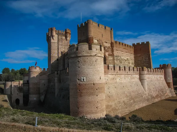 Castle de Mota in Medina del Campo, Valladolid, Spain — Stok fotoğraf