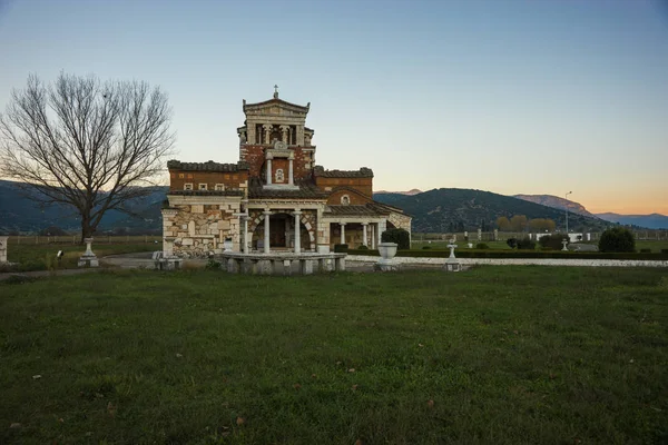 Kyrkan på antika Mantineia, Arcadia, Peloponnesos, Grekland — Stockfoto