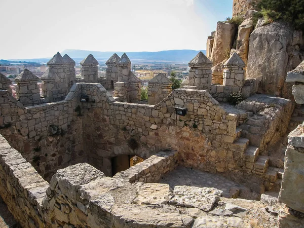 Almansa castle, castilla la mancha, spanien — Stockfoto