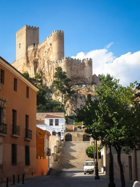 Almansa Kalesi, Castilla la Mancha, İspanya — Stok fotoğraf