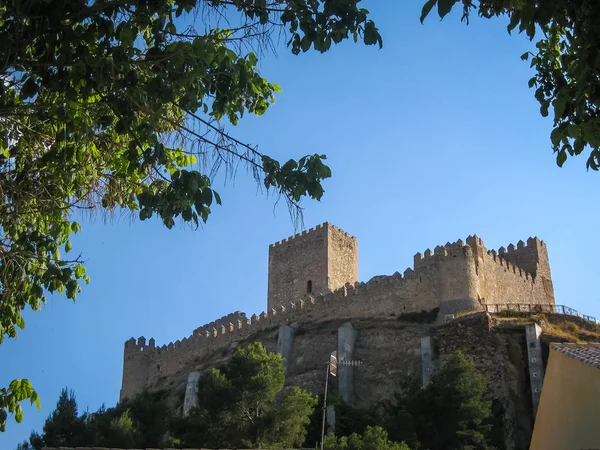 Almansa Kalesi, Castilla la Mancha, İspanya — Stok fotoğraf