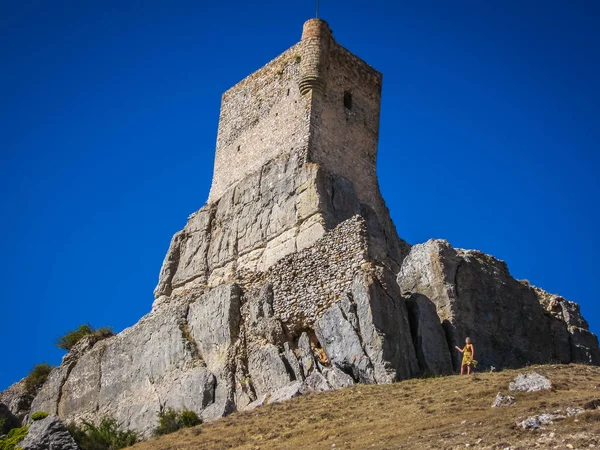 Atiensa castle, Castilla la Mancha, Spain — Stockfoto