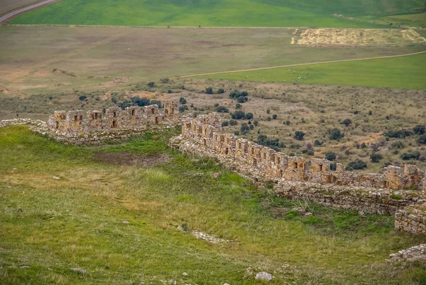 Rovine del Castello di New Calatrava vicino a Ciudad Real, Spagna — Foto Stock