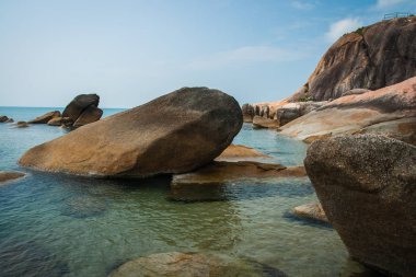 Lamai Beach Tayland Samui Adası deniz manzarası