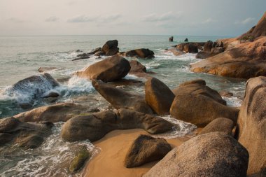 Lamai Beach Tayland Samui Adası deniz manzarası