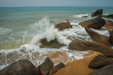 Lamai Beach Tayland Samui Adası deniz manzarası