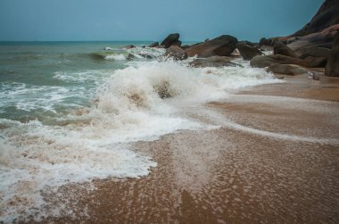 Lamai Beach Tayland Samui Adası deniz manzarası