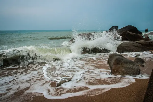 Lamai Beach Tayland Samui Adası deniz manzarası