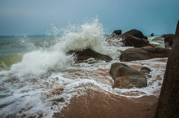 Lamai Beach Tayland Samui Adası deniz manzarası