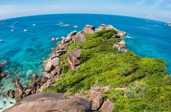 Paisaje marino en islas Similan en Tailandia — Foto de Stock