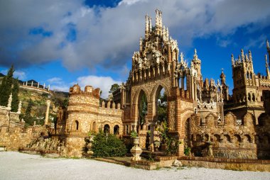 Colomares Kalesi, Benalmadena, Endülüs, İspanya